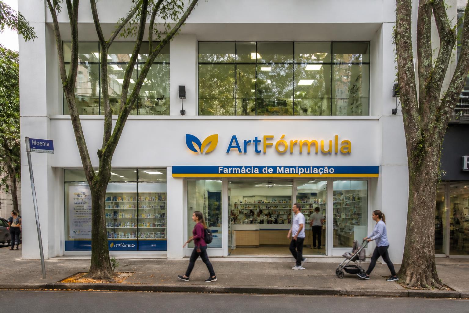 Fachada atual da matriz Art Fórmula em Moema, São Paulo