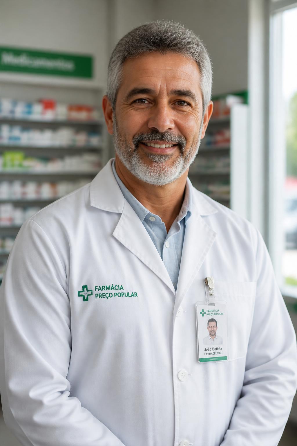 Retrato de Dr. Henrique Vasconcelos, Diretor de Controle de Qualidade
